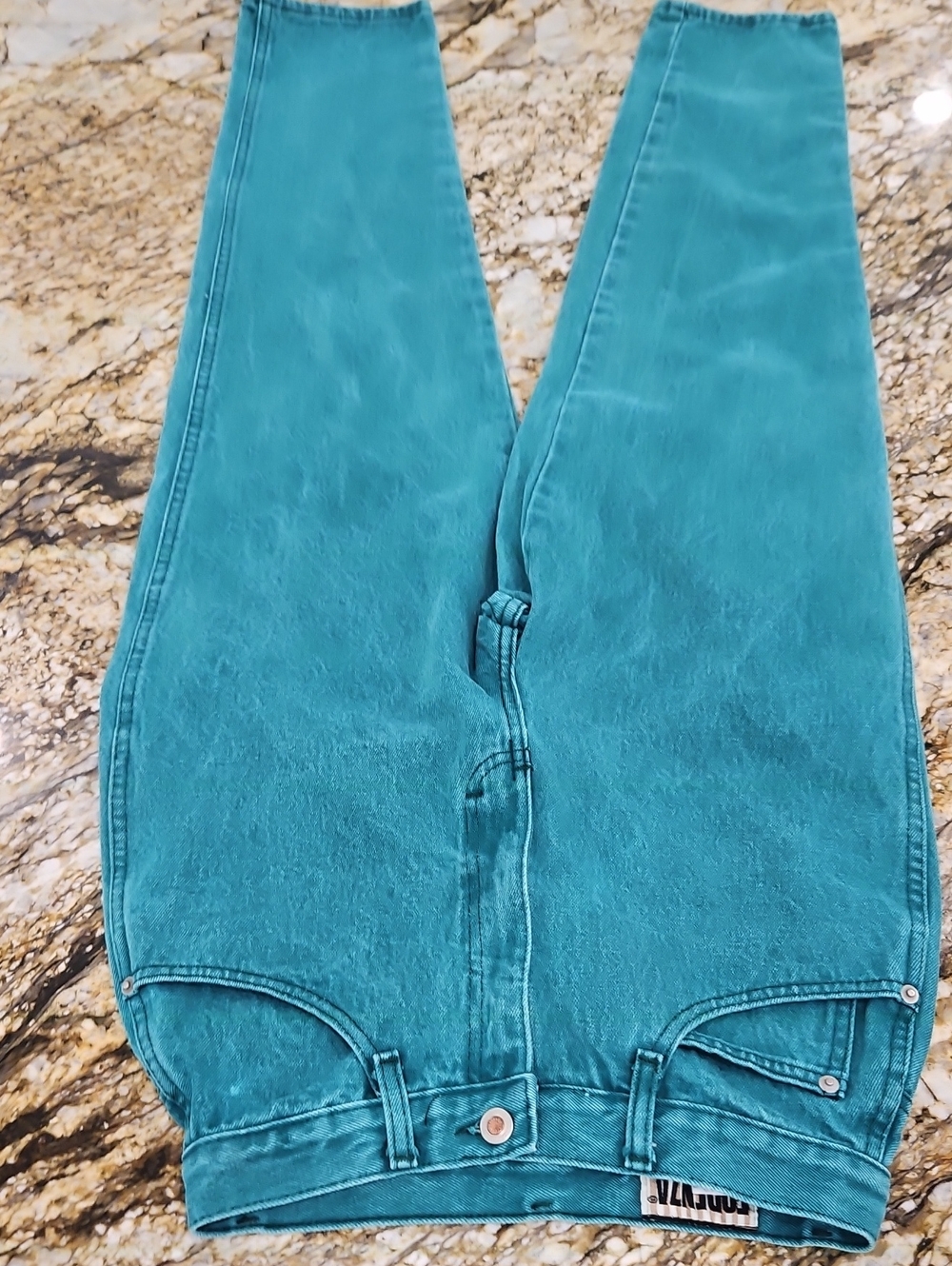 Forenza VTG 90's Women's Teal Denim Jeans. Size 10 Inseam 29" Rise 10.5"